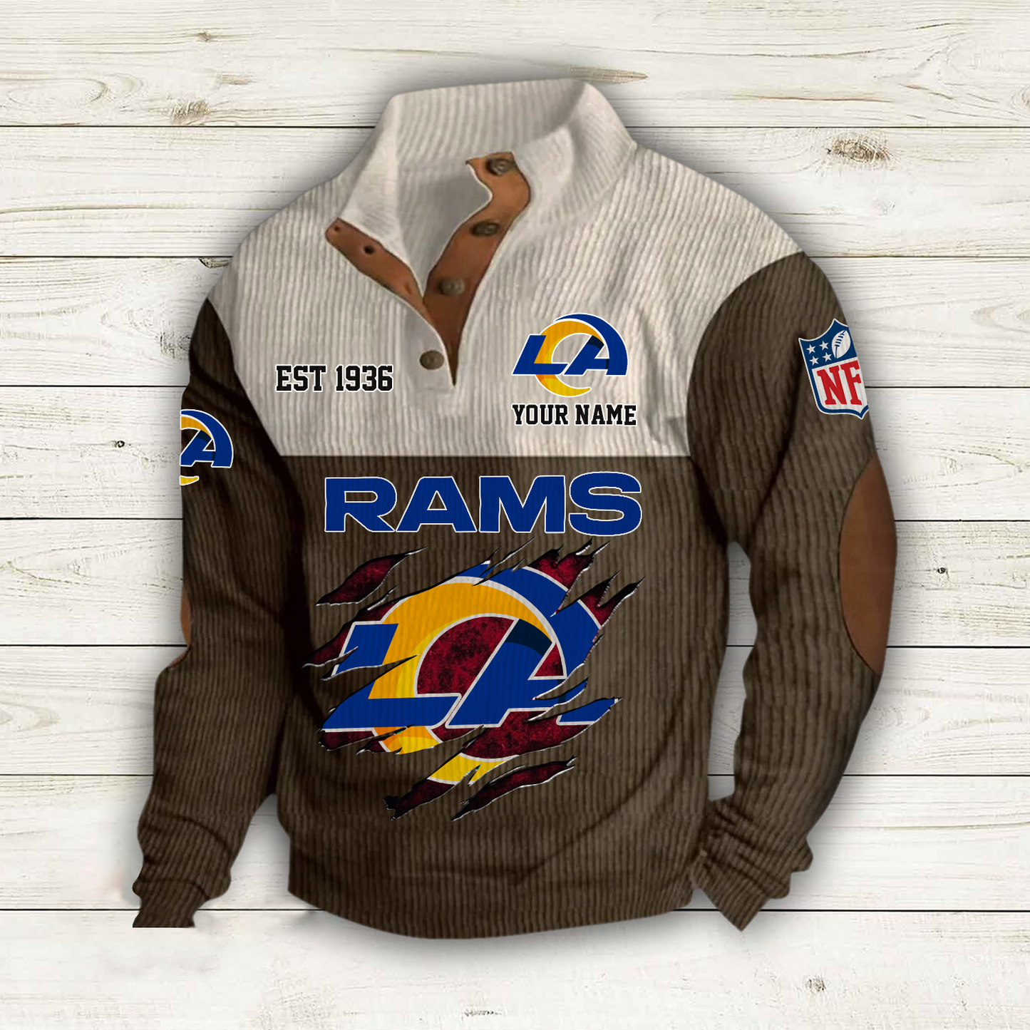 LAR x NFL Custom Name Sport Sweatshirt DatND DVT
