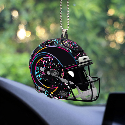 LAR x NFL Custom Shape 2-sided Car Ornament DATND TANTD