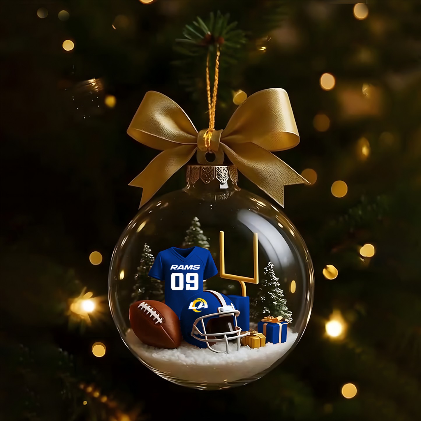LAR x NFL Football Christmas DATND TANTD