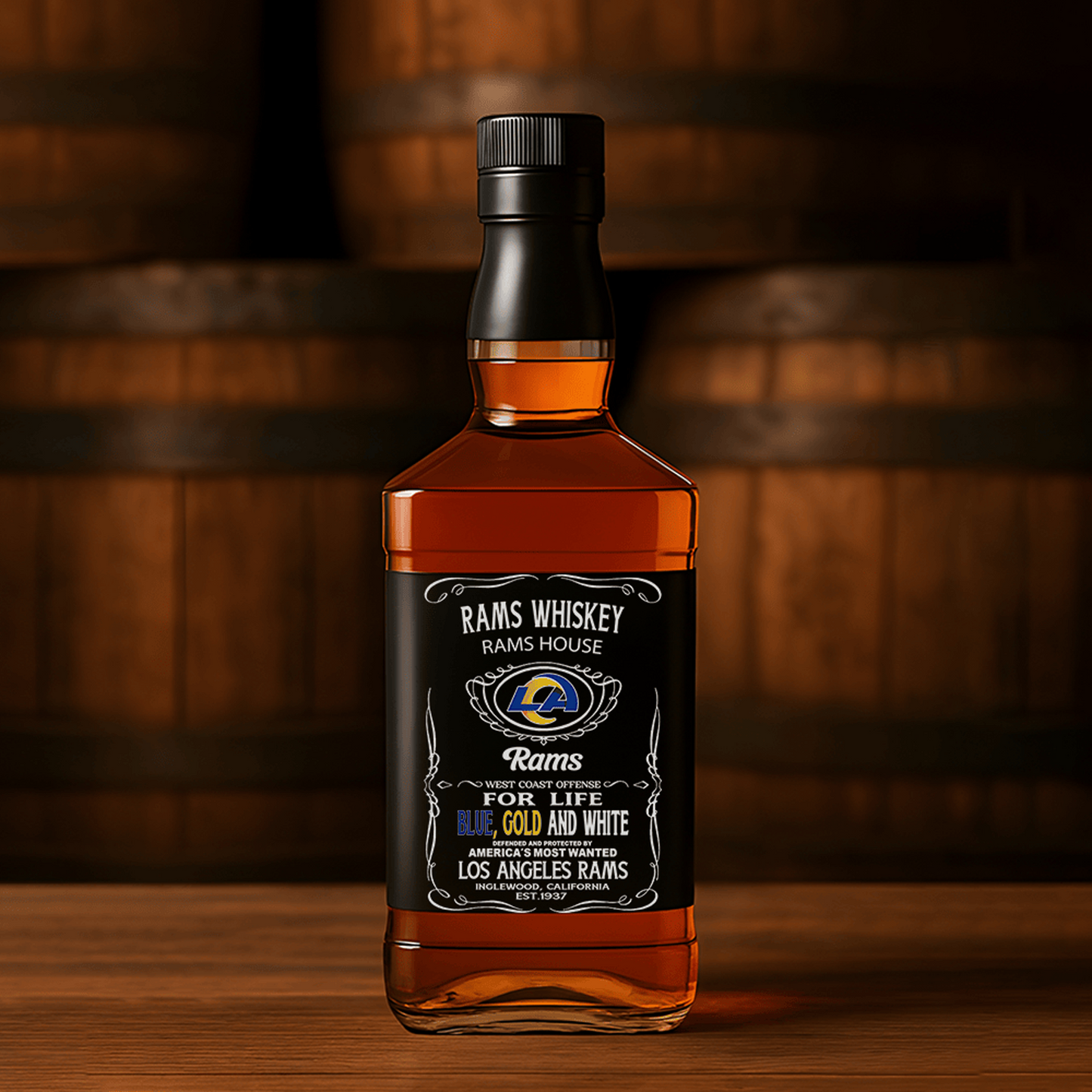 LAR x NFL Whiskey For True Fans Only DATND TANTD