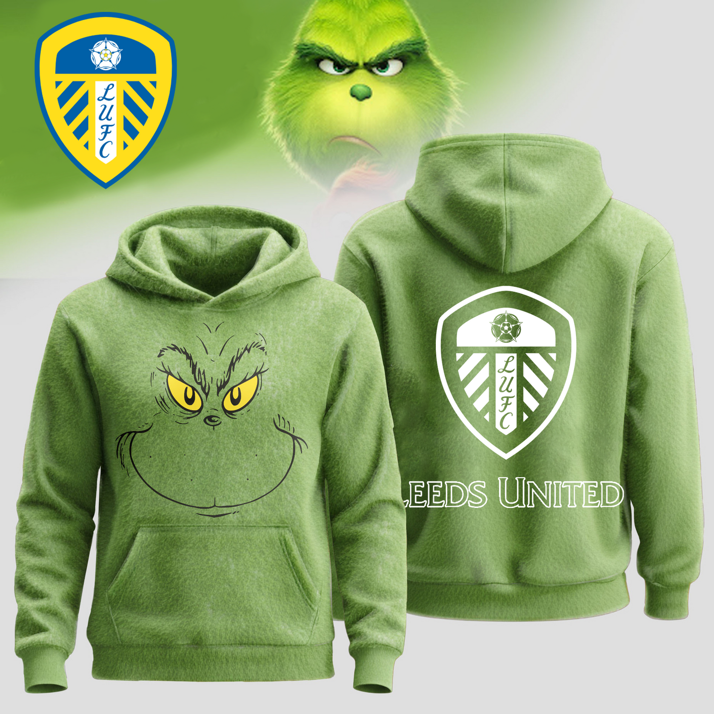 LU Premium EPL Grinch Christmas Hoodie DDT CTND