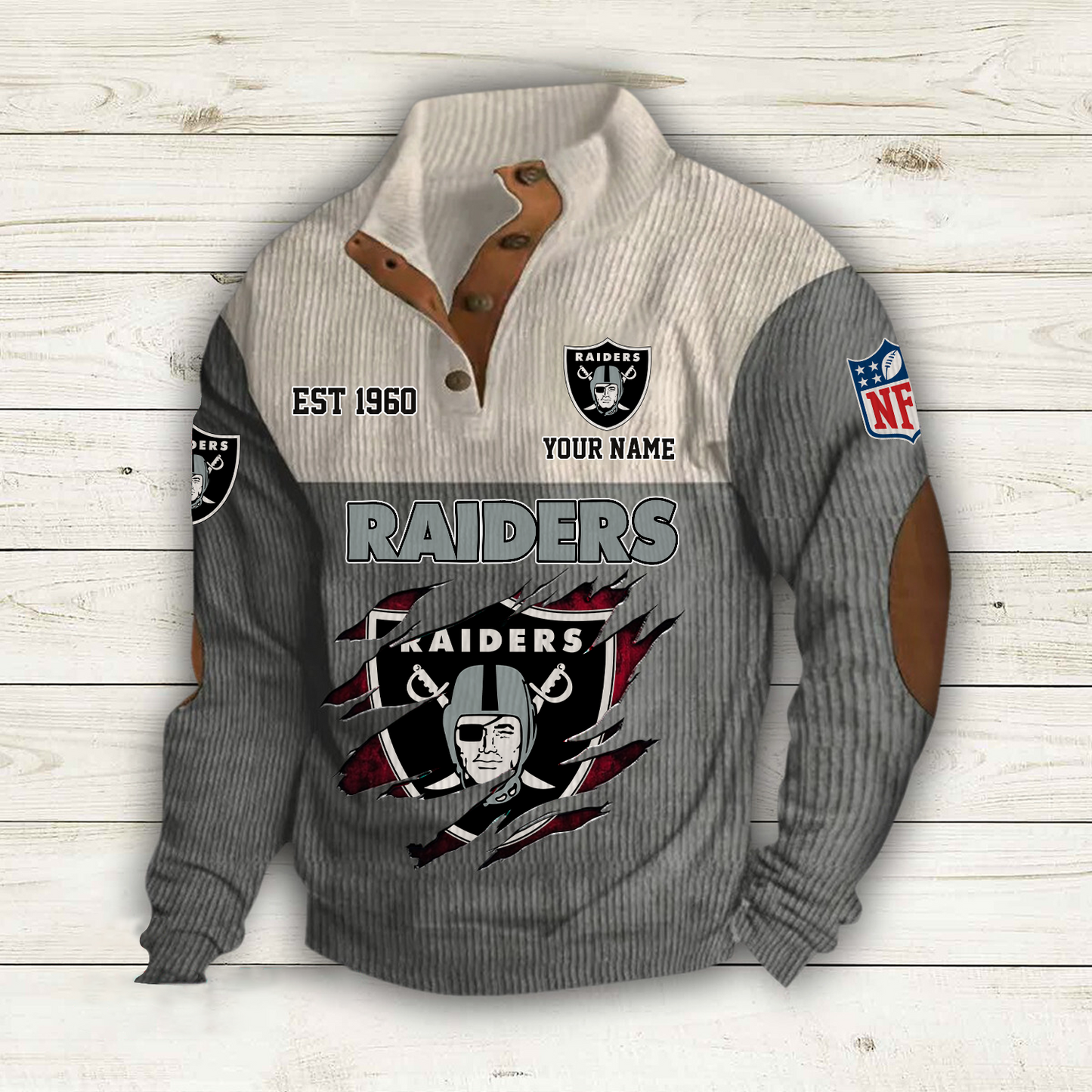 LV x NFL Custom Name Sport Sweatshirt DatND DVT