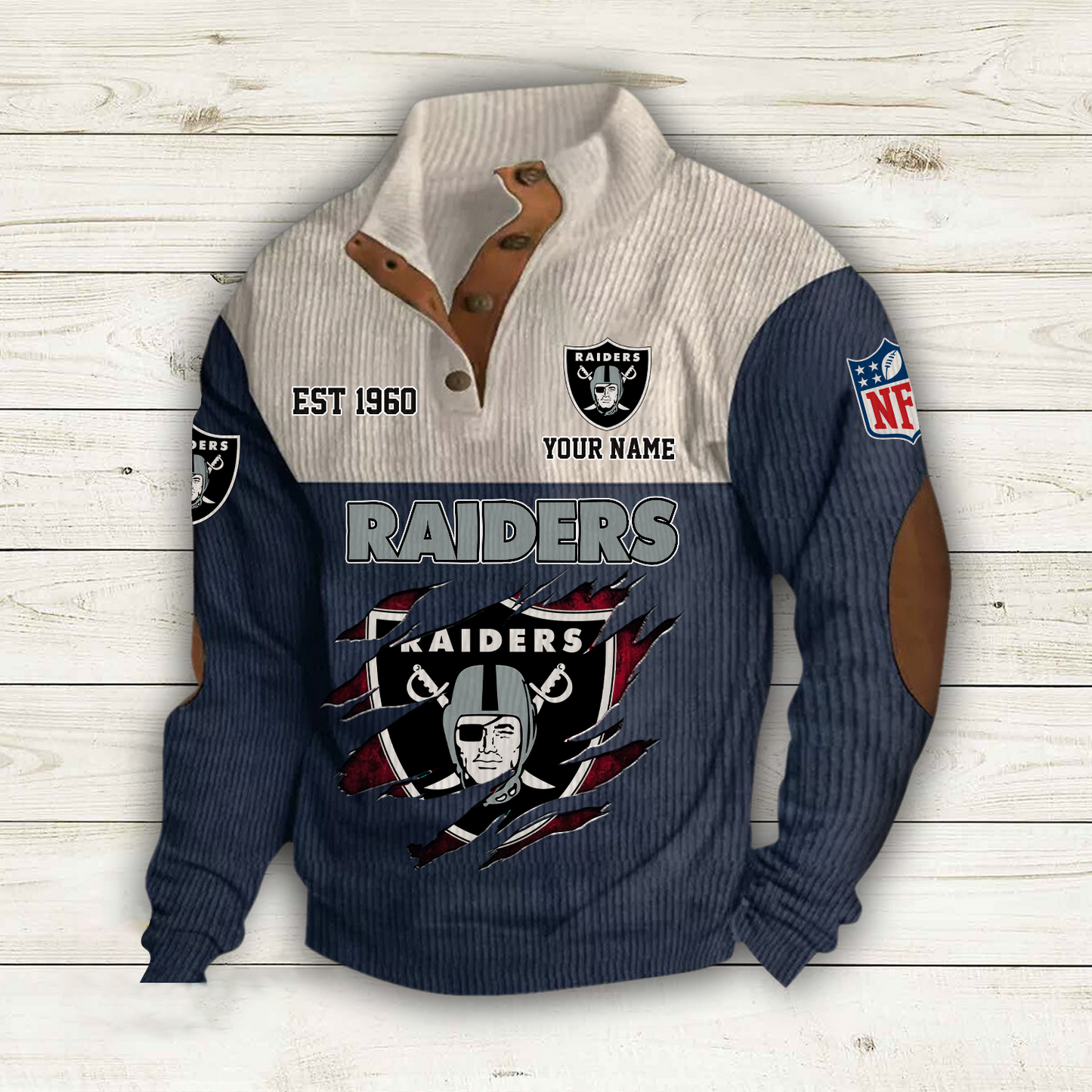 LV x NFL Custom Name Sport Sweatshirt DatND DVT