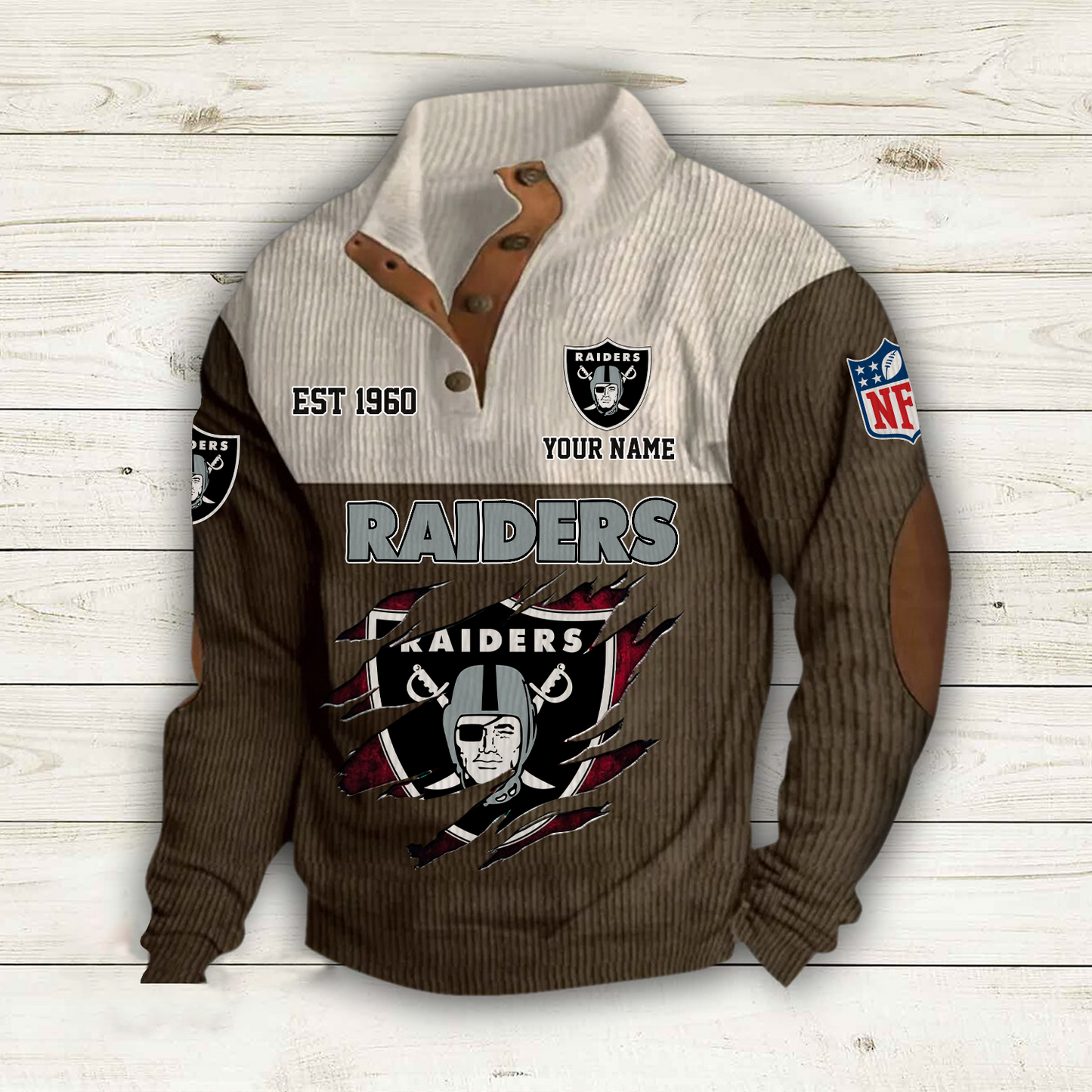 LV x NFL Custom Name Sport Sweatshirt DatND DVT