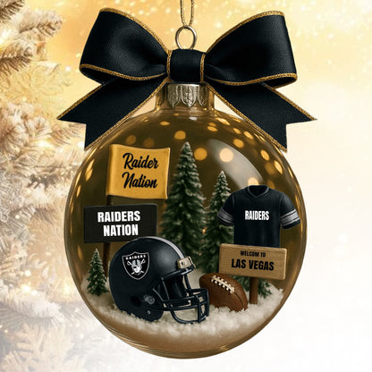 LVR  NFL Acrylic Ball Ornament - Best Gift For Fans DDT CTND