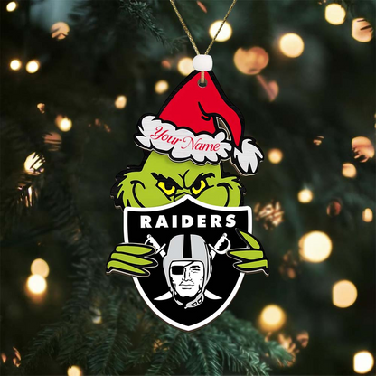 LVR NFL x Grin Christmas Ornament DDT HLP