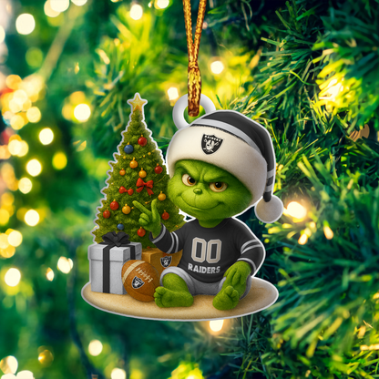 LVR NFL x Grinch Premium Ornament DDT NTL
