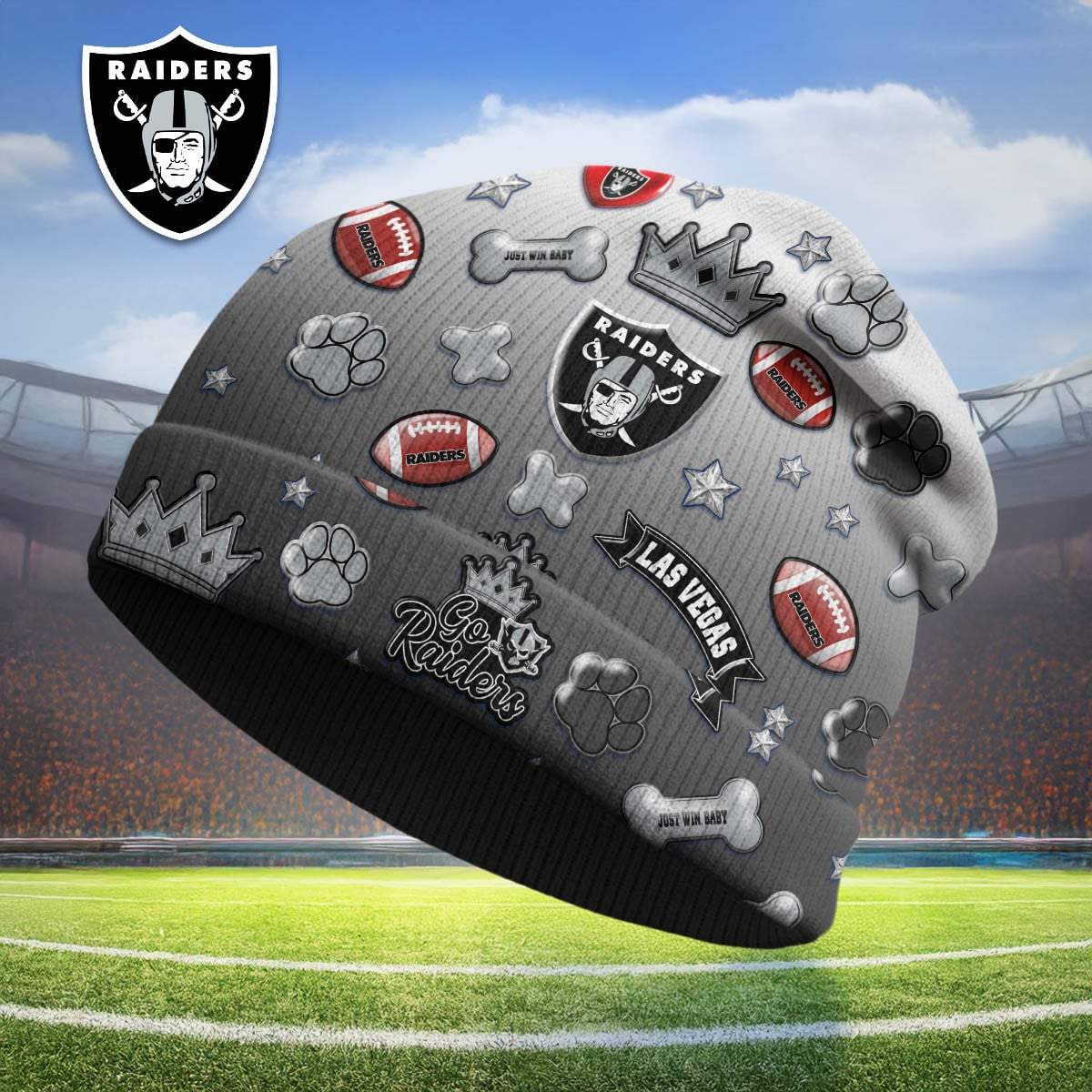 LVR Premium NFL Crown Beanie Hat DDT CTND