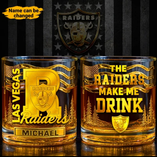 LVR Premium NFL Golden Whiskey Fan Glass DDT HLPhuong