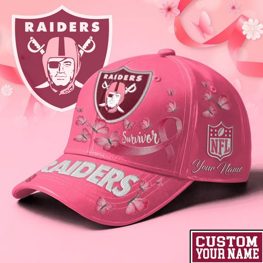 PREMIUM NFL X LVR  EXCLUSIVE  BREAST CANCER SURVIOR CAP NDT NHM 090726