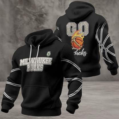 MB Premium NBA Fan Waffle Hoodie DDT CTND