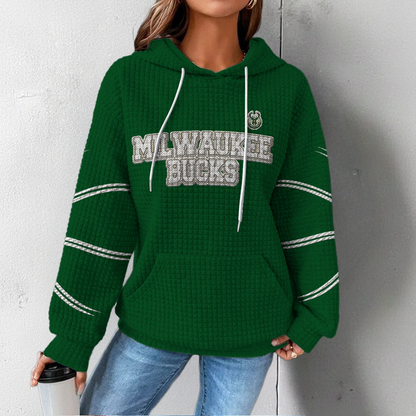MB Premium NBA Fan Waffle Hoodie DDT CTND