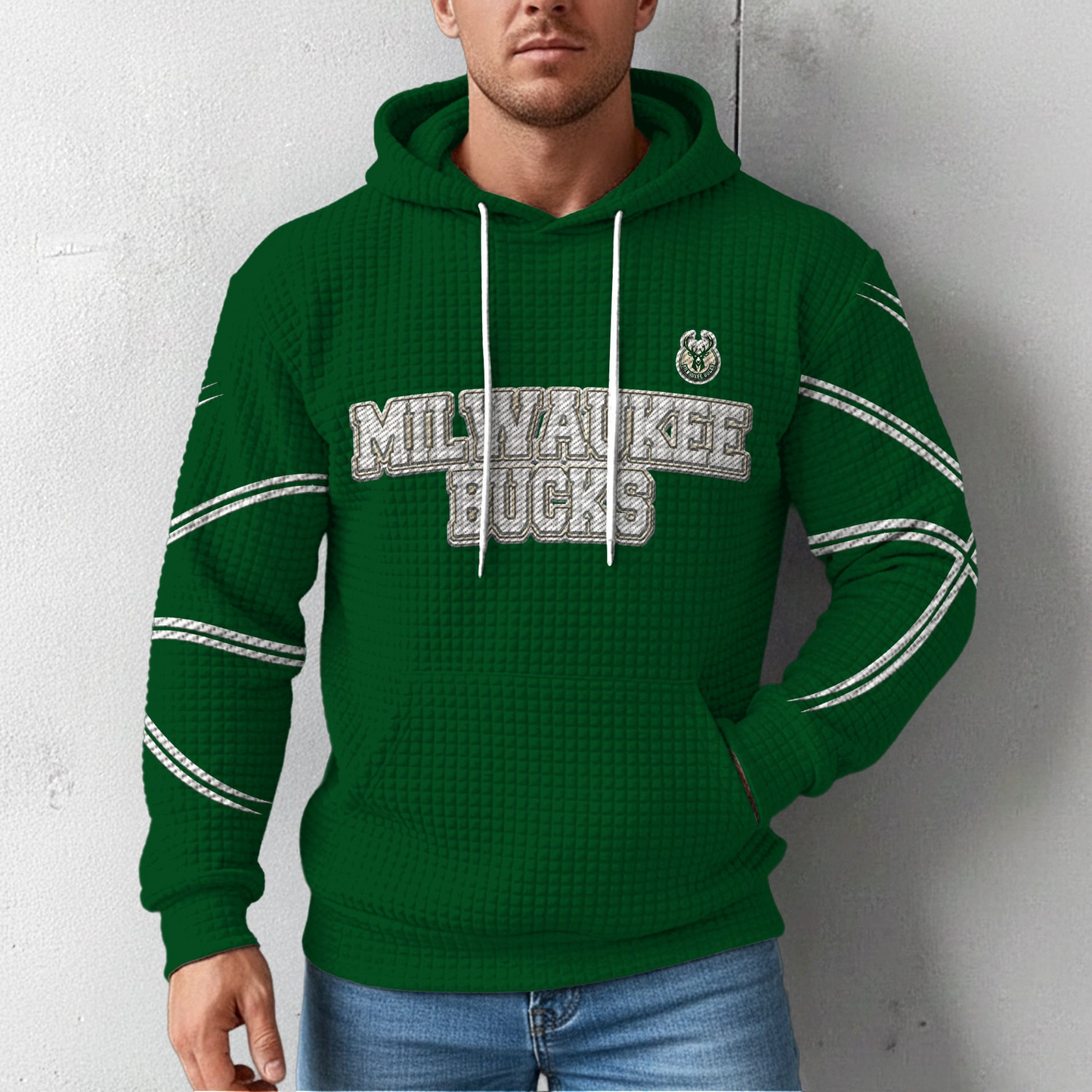 MB Premium NBA Fan Waffle Hoodie DDT CTND