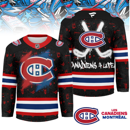 MC Premium NHL Graffiti My Team 4 Life Hockey Jersey DDT NTL