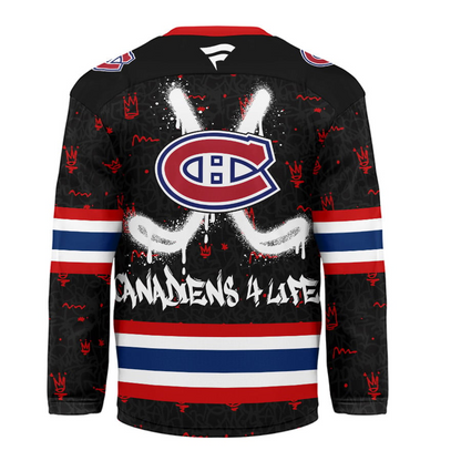 MC Premium NHL Graffiti My Team 4 Life Hockey Jersey DDT NTL