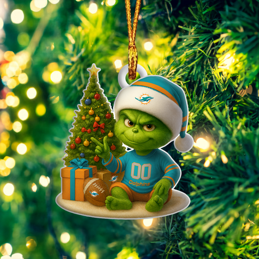 MD NFL x Grinch Premium Ornament DDT NTL