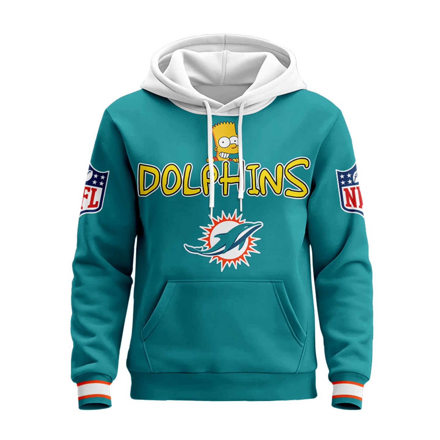 MD Premium NFL Bart Simpson Hoodie DDT NTL