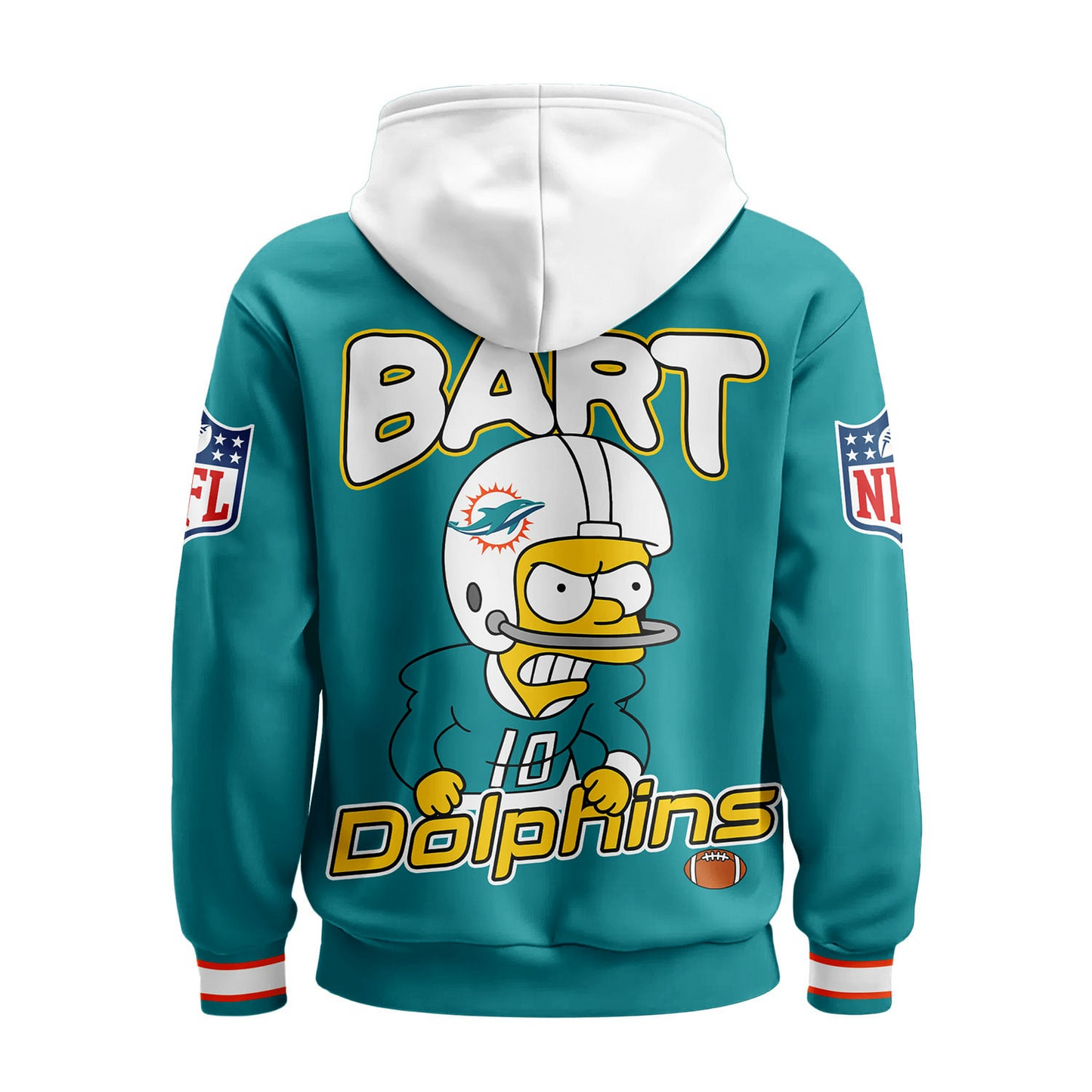 MD Premium NFL Bart Simpson Hoodie DDT NTL