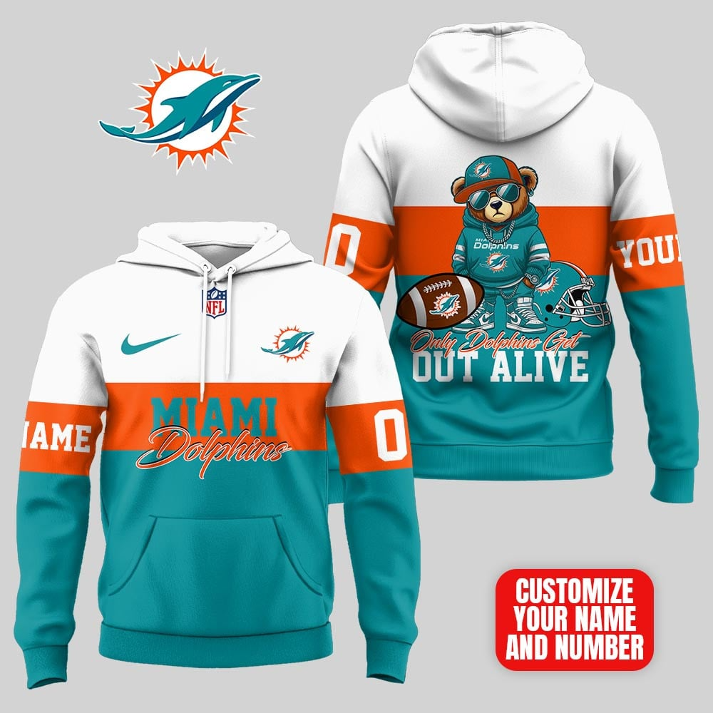 MD Premium NFL Customizable Teddy Bear Hoodie DDT HLPHUONG