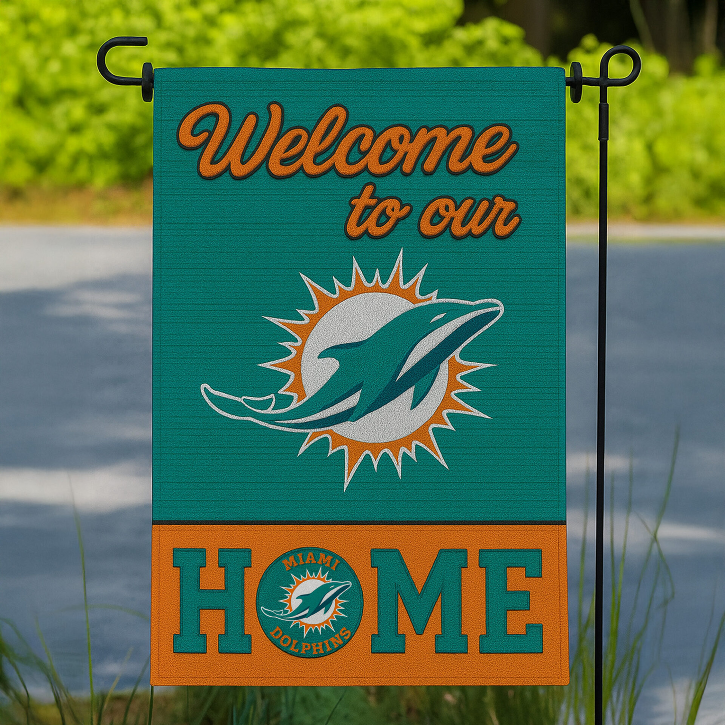 MD Premium NFL Welcome Home Flag DDT NTL