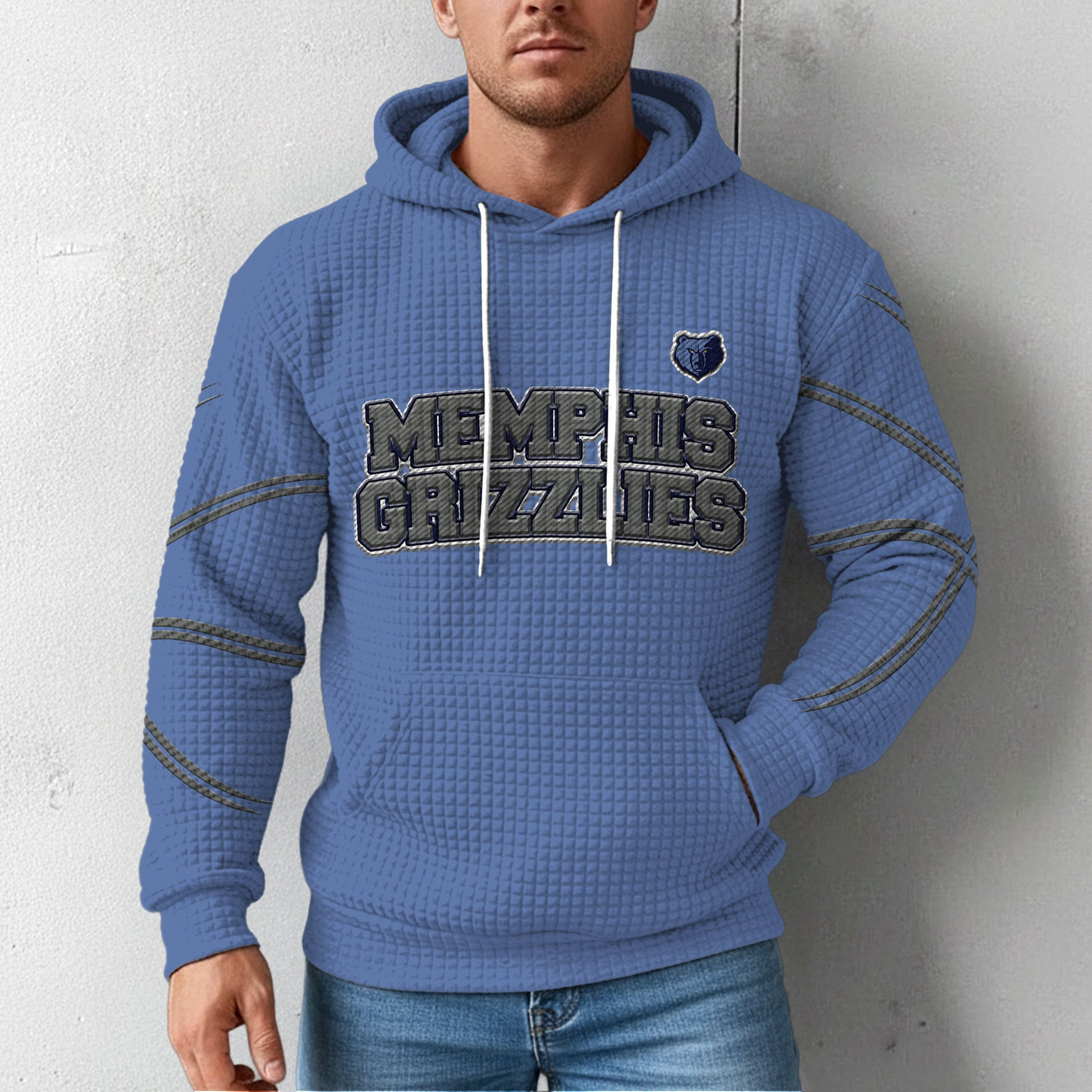 MG Premium NBA Fan Waffle Hoodie DDT CTND