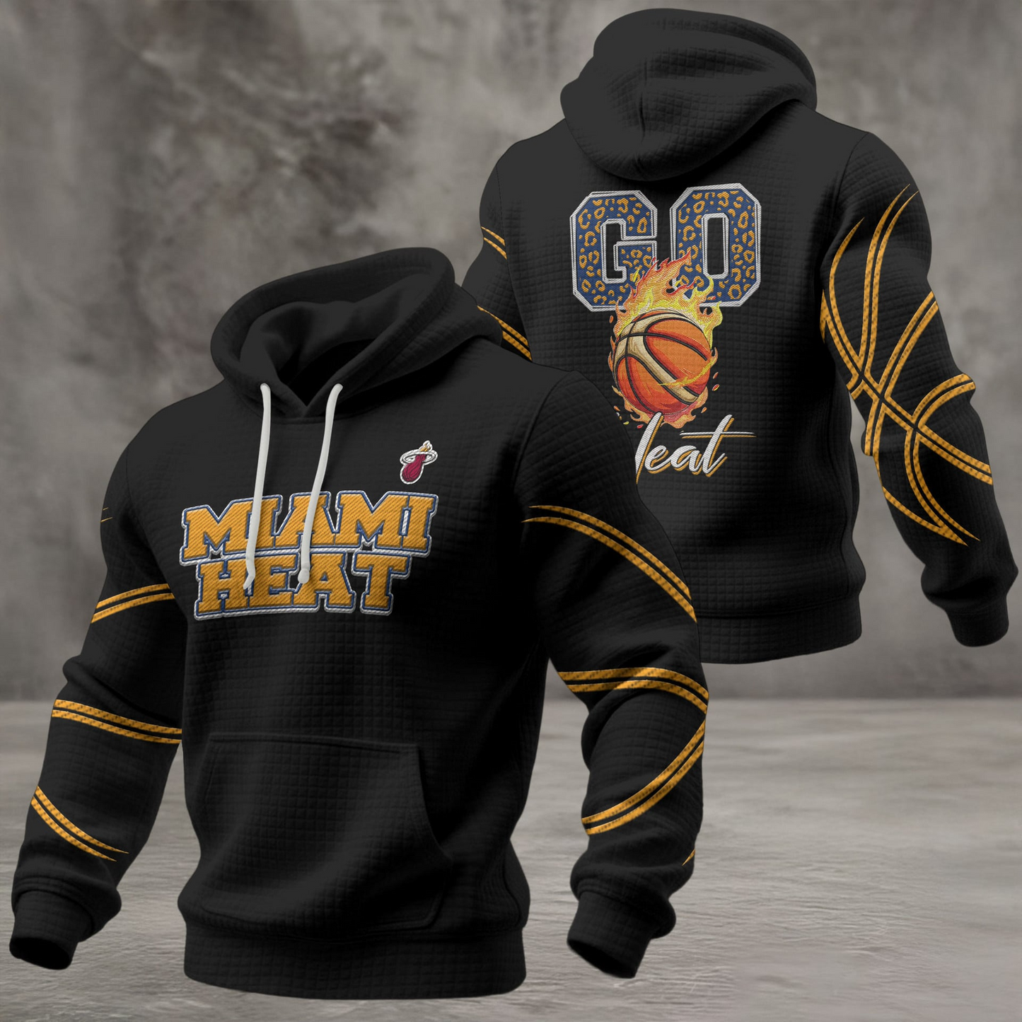 MH Premium NBA Fan Waffle Hoodie DDT CTND