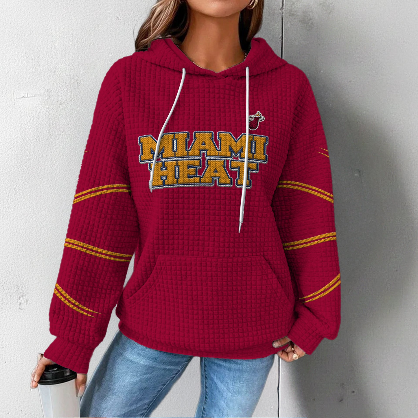 MH Premium NBA Fan Waffle Hoodie DDT CTND