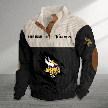 MIN x NFL Premium Personalized Game-Day Pullover DATND TANTD