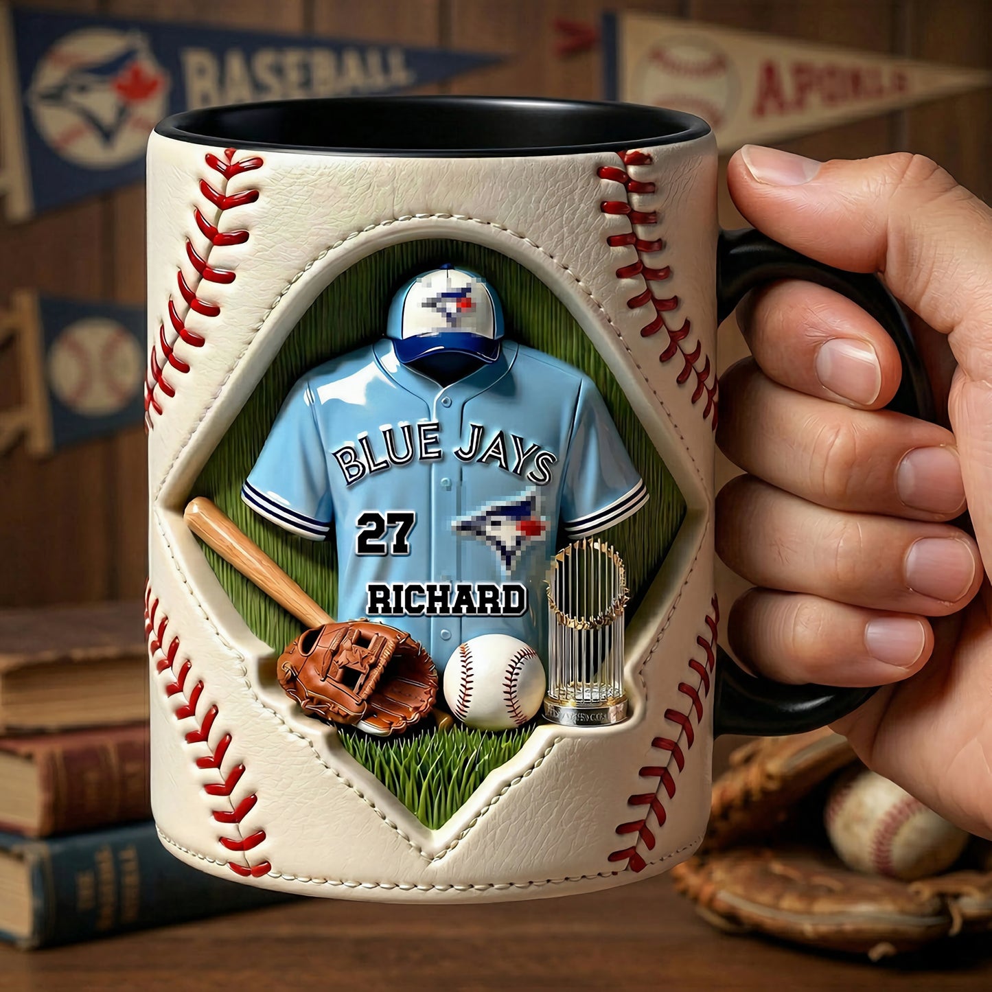 MLB Sport Coffee Accent Mug - Personalized Gifts For Sport Lovers 0306 NAK TTT