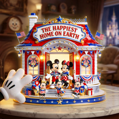 Premium The Happinest Home On Earth Acrylic Light Box NMD CTKT