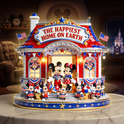 Premium The Happinest Home On Earth Acrylic Light Box NMD CTKT