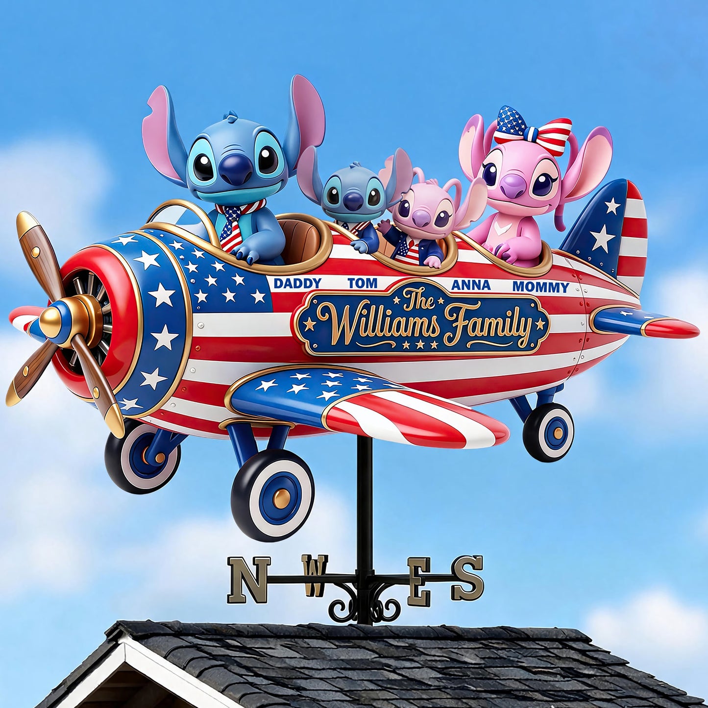 Premium STI Celebrated America 250th Anniversary Metal Weather Vane NMD TTV