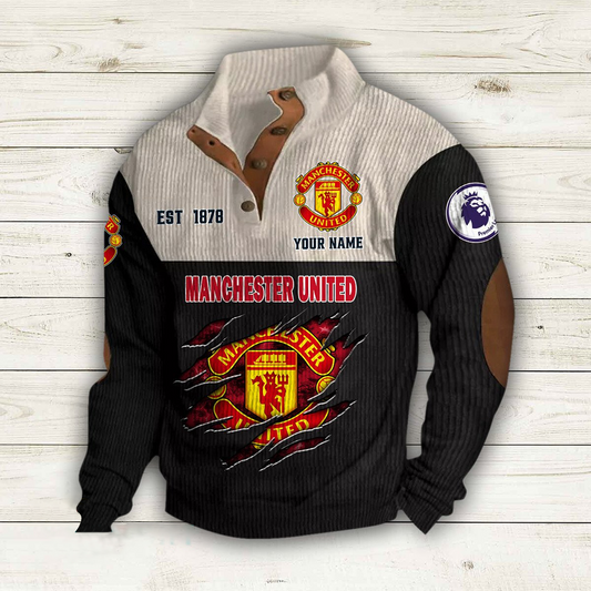 MU x EPL Double Breasted Stand Collar Hoodies DATND TANTD