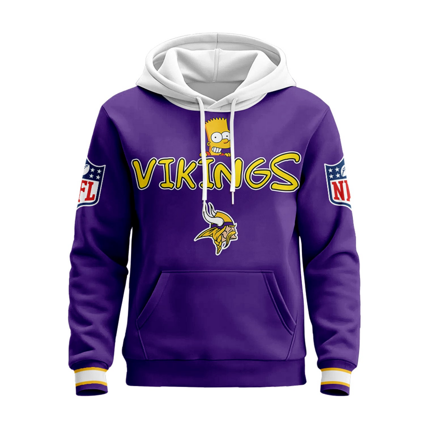 MV Premium NFL Bart Simpson Hoodie DDT NTL