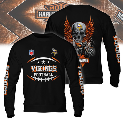 MV Premium NFL Motorcycle 3D Shirt DDT CTND