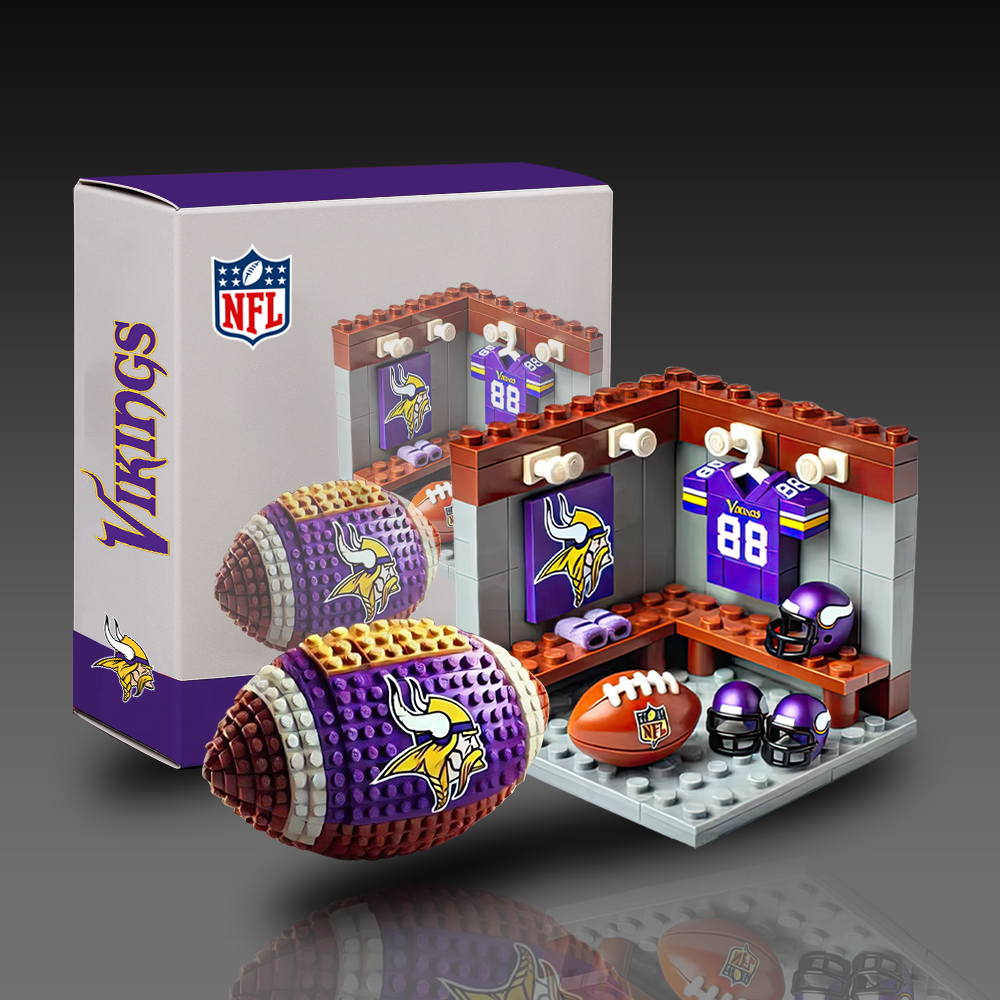 MV x NFL Team Ball & Changing Room Building Block Football Set DDT CTND