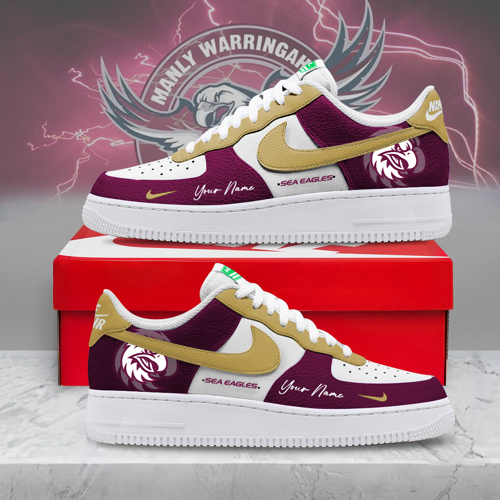 MWSE x NRL Premium AF1 Sneakers Victory Pride DDT CTND