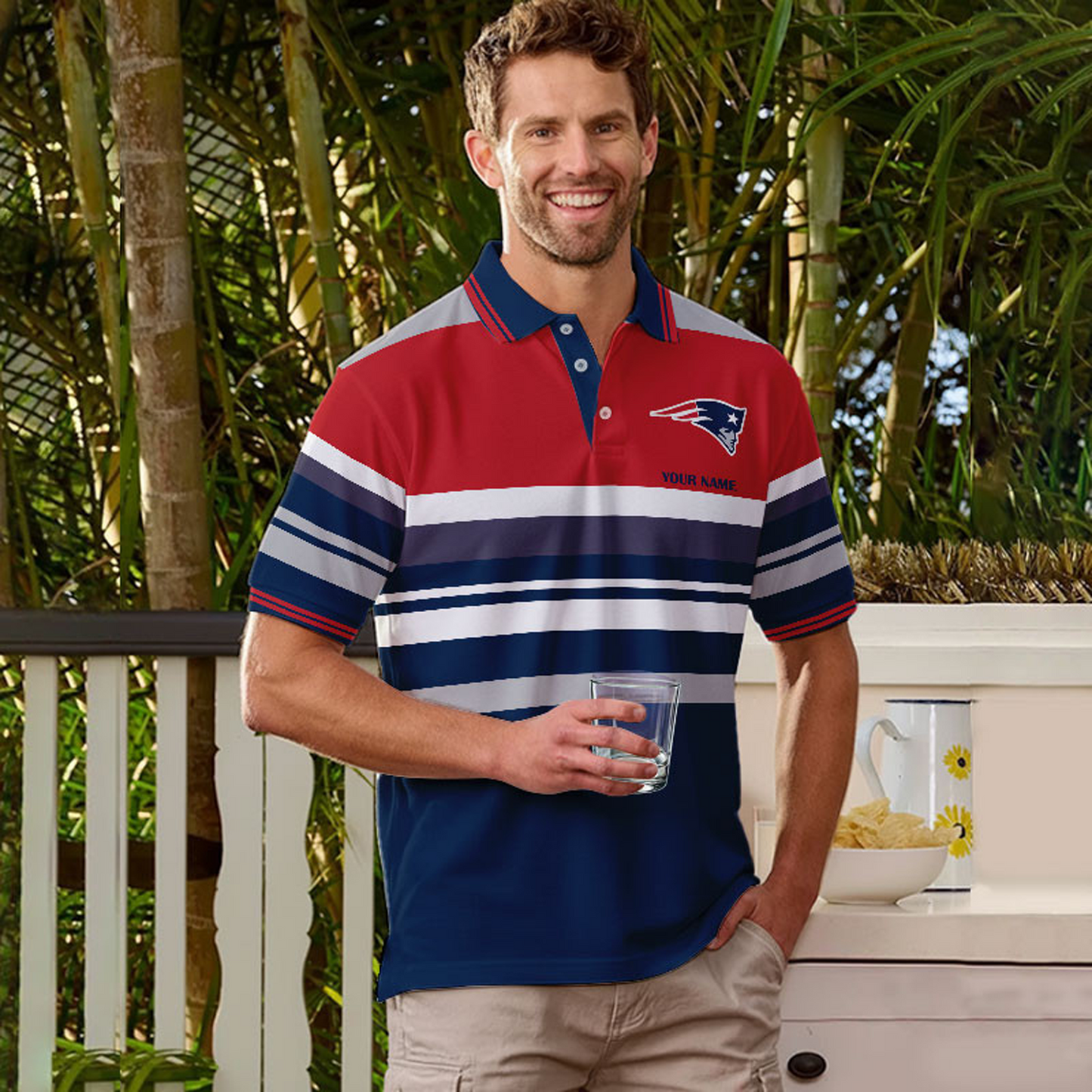 NE x NFL New Style Men Short Sleeves Polo Shirt DatND DVT