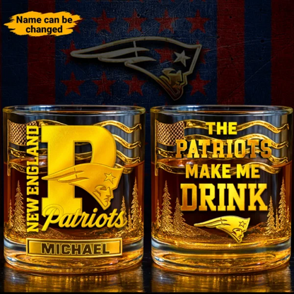 NEP Premium NFL Golden Whiskey Fan Glass DDT HLPhuong