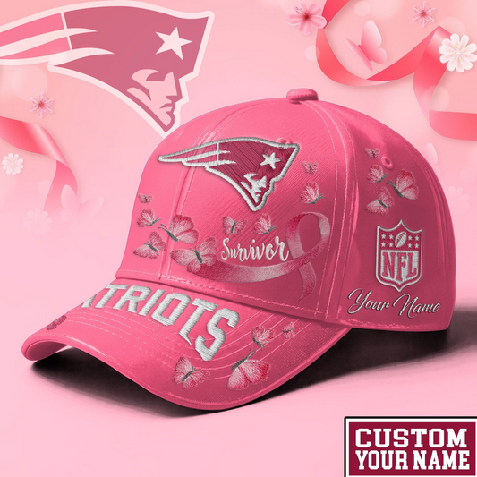 PREMIUM NFL X NEP EXCLUSIVE  BREAST CANCER SURVIOR CAP NDT NHM 090726