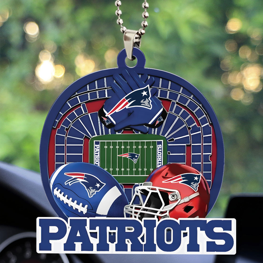 NEW ENGLAND PATRIOTS ORNAMENT CAR NDT