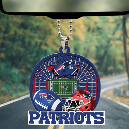 NEW ENGLAND PATRIOTS ORNAMENT CAR NDT