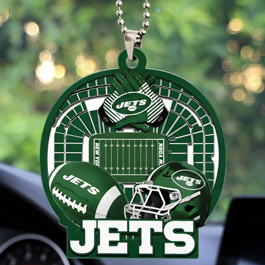 NEW YORK JETS ORNAMENT CAR NDT