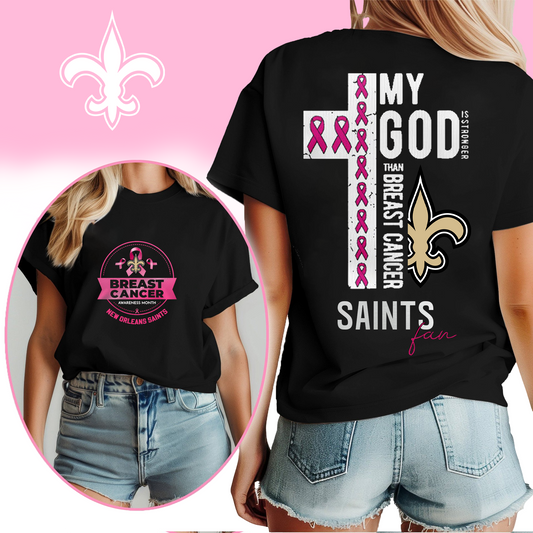 NFL NOS - Breast Cancer My God In Stronger Shirt DDT HLP