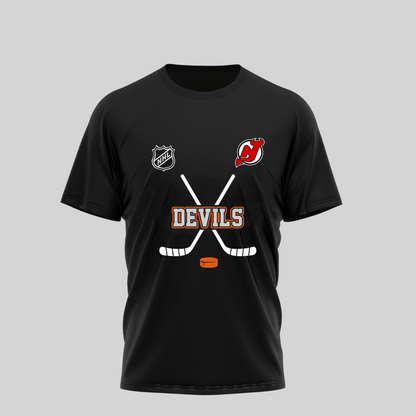 NJD Premium NHL Motorcycle 3D Shirt DDT CTND