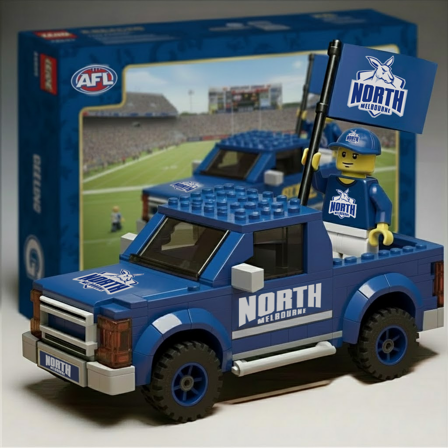 NM x AFL Building Blocks Truck Toy Set DatND DVT