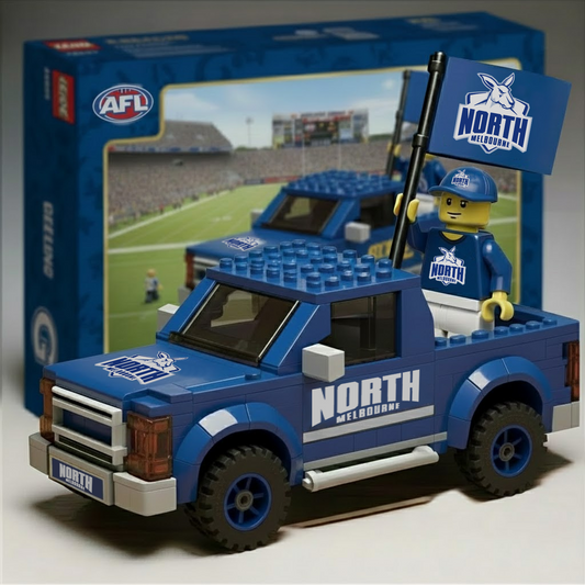 NM x AFL Building Blocks Truck Toy Set DatND DVT
