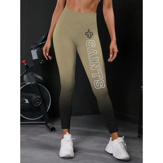 NO x NFL High Waist Push Up Printed Leggings DATND TANTD