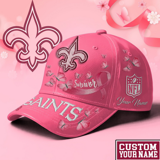 PREMIUM NFL X NO  EXCLUSIVE  BREAST CANCER SURVIOR CAP NDT NHM 090726