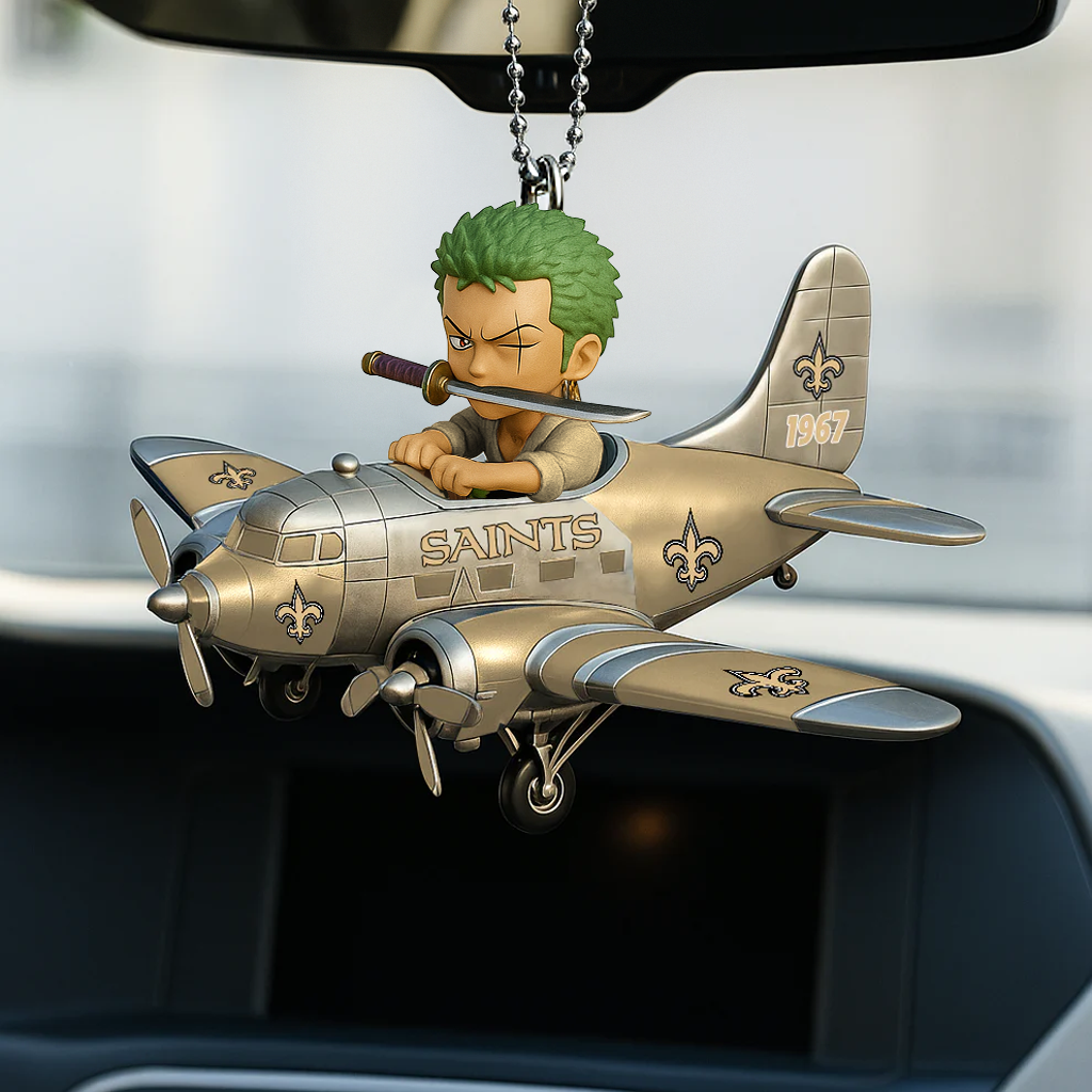 NOS NFL x Zoro Premium Car Hanging Ornament DDT NTL